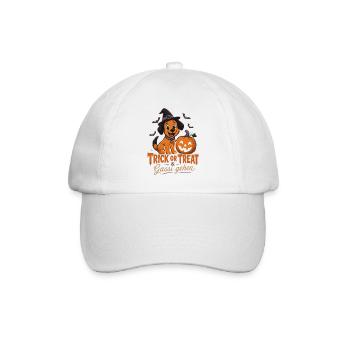 Halloween Kürbis-Gang - Baseballkappe - Weiß/Weiß - Vorne