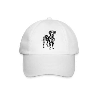 Dalmatian - Baseball Cap - white/white - Front