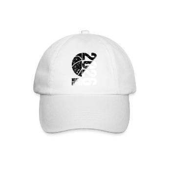 Basketball Master Shirt 2026, black and white - Baseball Cap - white/white - Front