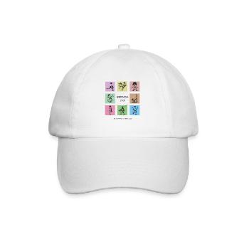 Struwwelpeter Pop Art – Frankfurt, Germany - Baseball Cap - white/white - Front
