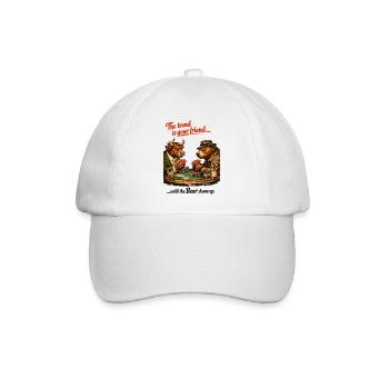 Bull & Bear Poker: The Trend Is Your Friend - Baseball Cap - white/white - Front