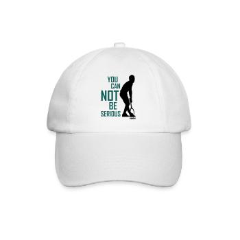 JOHN MC ENROE YOU CANNOT BE SERIOUS - Baseball Cap - white/white - Front
