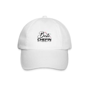 Beste Chefin Boss Arbeitgeberin Frauen - Baseballkappe - Weiß/Weiß - Vorne