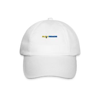 SLAVA UKRAINI - Baseballkappe - Weiß/Weiß - Vorne