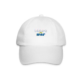 Ukraine, ukrainische Flagge, ukrainische Flagge - Baseballkappe - Weiß/Weiß - Vorne