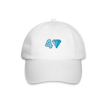 Diamant du 40e anniversaire - Casquette classique - blanc/blanc - Devant