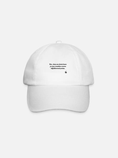 Les Bronzés font du ski / Humour / Réplique Culte - Casquette classique - blanc/blanc