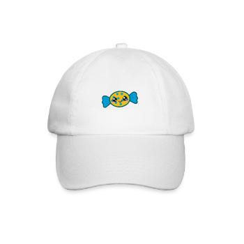 Süßigkeit Süßigkeiten Niedlich Kawaii - Baseballkappe - Weiß/Weiß - Vorne