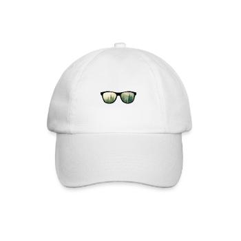 Sunglasses Natural Landscape - Baseball Cap - white/white - Front