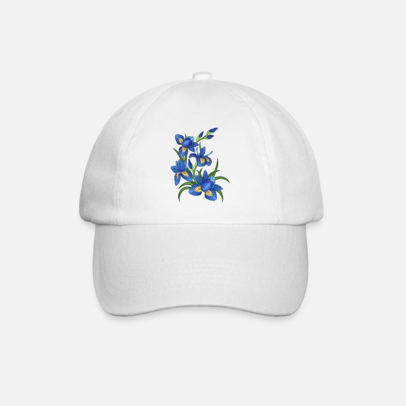 Lys bleu - Casquette classique - blanc/blanc