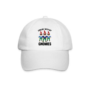 Chillin' With My Gnomies - Baseball Cap - white/white - Front