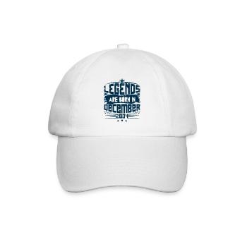 Legends Are Born In December 2004 - Casquette classique - blanc/blanc - Devant