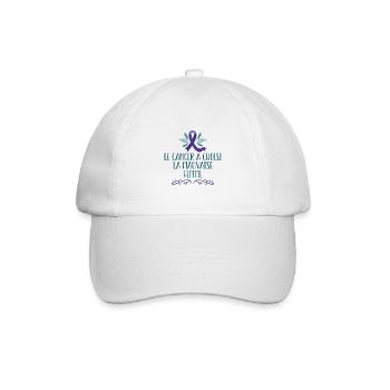 Le Cancer A Choisi La Mauvaise Femme, Octobre Rose - Casquette classique - blanc/blanc - Devant