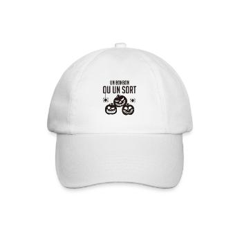 Un bonbon ou un sort - Casquette classique - blanc/blanc - Devant