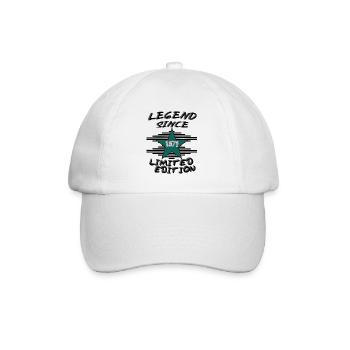 LEGEND SINCE 1971, wahre Legenden - Baseballkappe - Weiß/Weiß - Vorne