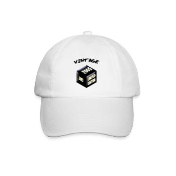 MILLÉSIME 2005 JUILLET, Cadeau 18ème anniversaire - Casquette classique - blanc/blanc - Devant