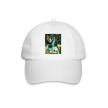Œuvre d’art Femme - Casquette classique - blanc/blanc - Devant