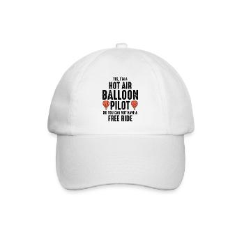 Montgolfière Montgolfière Pilote de montgolfière - Casquette classique - blanc/blanc - Devant