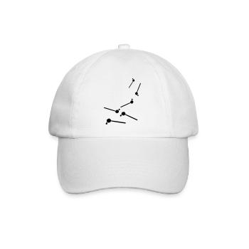 Stockmeißel Symbol imker honig - Baseballkappe - Weiß/Weiß - Vorne