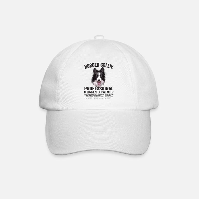 Beautiful Border Collie Pro Human Trainer Border - Casquette classique - blanc/blanc