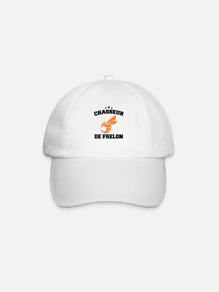Chasseur de frelon Humour Frelon Asiatique Drôle - Casquette classique - blanc/blanc