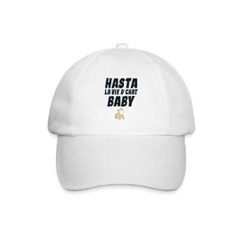 Chat - Amoureux des Chats - Chat Humour - Casquette classique - blanc/blanc - Devant
