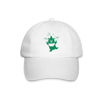 Bär - Panda Wald Natur Freiheit wild - Baseballkappe - Weiß/Weiß - Vorne