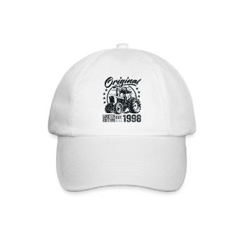 Original 1998 Anniversaire 1998 Fermier Tracteur - Casquette classique - blanc/blanc - Devant