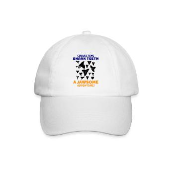 Dents de requin Collectionneur de fossiles Chasse Paléontologie - Casquette classique - blanc/blanc - Devant