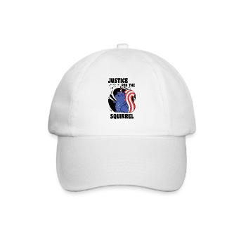  Justice for Peanut Squirrel - Baseball Cap - white/white - Front