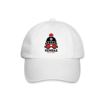 Nendaz ski resort Switzerland Alps Nicaise family - Baseball Cap - white/white - Front