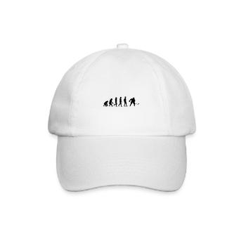 Evolution ice hockey | Evolution ice hockey - Baseball Cap - white/white - Front