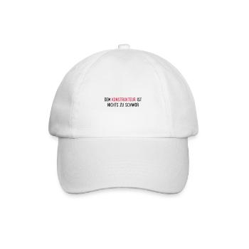 konstrukteur - Baseballkappe - Weiß/Weiß - Vorne