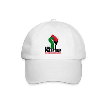 Libérer la Palestine - Casquette classique - blanc/blanc - Devant