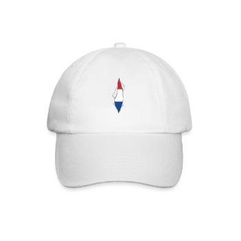 drapeau des Pays-Bas fier néerlandais - Casquette classique - blanc/blanc - Devant