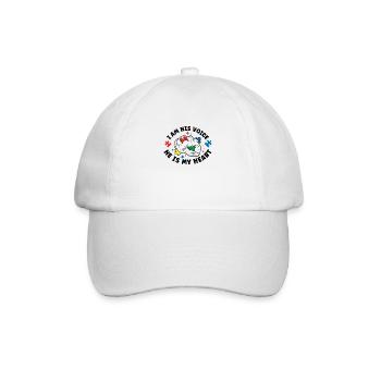 Autism Awareness Autism Disease Autistic Gift - Baseballkappe - Weiß/Weiß - Vorne