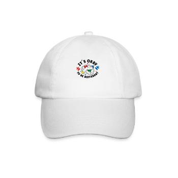 Autism Awareness Autism Disease Autistic Gift - Baseballkappe - Weiß/Weiß - Vorne