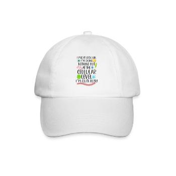 Microbiologiste Laboratoire de microbiologie Staphylocoque Biologie - Casquette classique - blanc/blanc - Devant