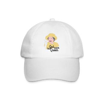 La reine Elizabeth II - Casquette classique - blanc/blanc - Devant