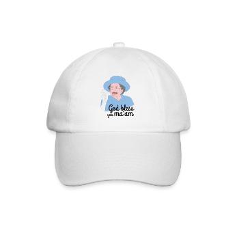 Commémoration de la mort de la reine Elizabeth II - Casquette classique - blanc/blanc - Devant