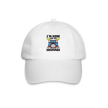 Batteur Batterie Musique Batterie Batterie - Casquette classique - blanc/blanc - Devant