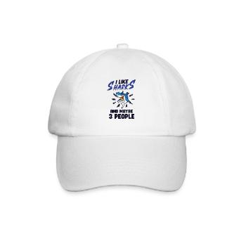 Requin Océan Predator Créature Marine - Casquette classique - blanc/blanc - Devant