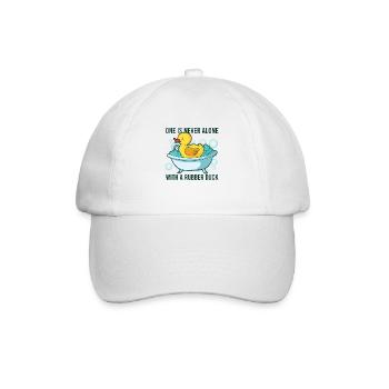 Rubber Duck Ducks Bird Hunt Duck lover Gift Idea - Baseballkappe - Weiß/Weiß - Vorne