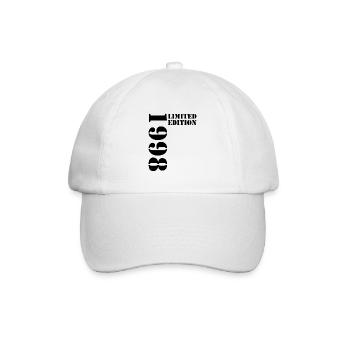 1998 édition limitée cadeau d’anniversaire femme mari - Casquette classique - blanc/blanc - Devant