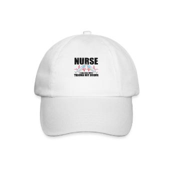 Nurse Nursing Clinic Paramedic - Baseball Cap - white/white - Front