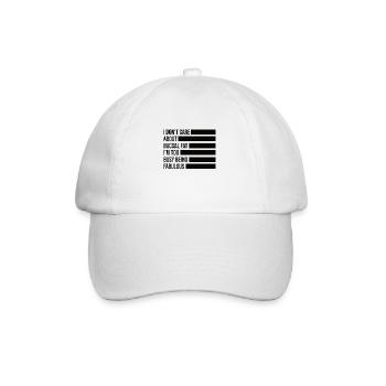 Beauté naturelle Pas de graisse buccale Romover Citation - Casquette classique - blanc/blanc - Devant