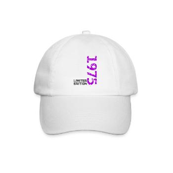 1975 édition limitée anniversaire cadeau femme mari - Casquette classique - blanc/blanc - Devant