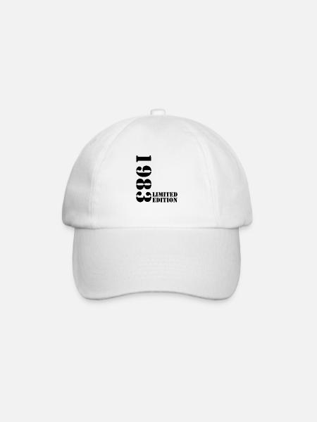 1983 Limited Edition Geburtstag Geschenk Frau Mann - Baseballkappe - Weiß/Weiß
