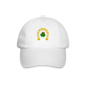 Accessoires de la Saint-Patrick Irlande Shamrock Décoration - Casquette classique - blanc/blanc - Devant