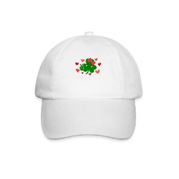 Accessoires de la Saint-Patrick Irlande Shamrock Décoration - Casquette classique - blanc/blanc - Devant